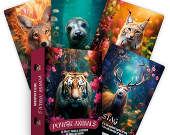 Power Animals Oracle: A 68-Card Deck & Guidebook by Britta Baumann