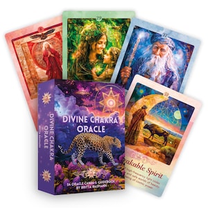 Divine Chakra Oracle: A 54-Card Deck & Guidebook by Britta Baumann