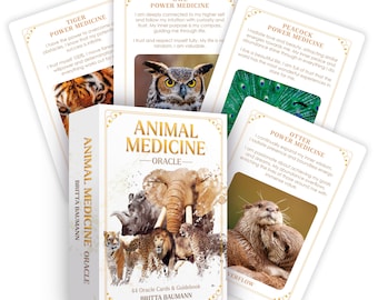 Animal Medicine Oracle: A 44-Card Deck & Guidebook by Britta Baumann