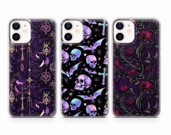 Weird Gore Phone Case Dark Gothic Skull Cover for iPhone 17 Pro Max, 16e, 15, 14, 13 & Samsung S26 Ultra, S25 FE, A57, A56, Pixel 10, 9A