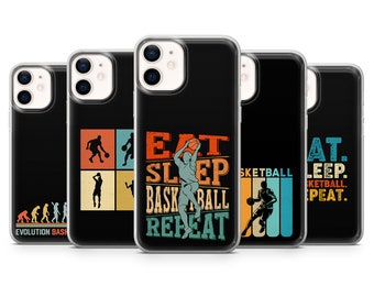 Basketball Player Phone Case Sports Cover for iPhone 17 Pro Max, 16e, 15, 14, 13 & Samsung S26 Ultra, S25 FE, A57, A56, Pixel 10, 9A