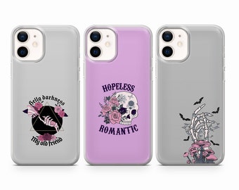 Gothic Quote Phone Case Dark Gore Cover for iPhone 17 Pro Max, 16e, 15, 14, 13 & Samsung S26 Ultra, S25 FE, A57, A56, Pixel 10, 9A