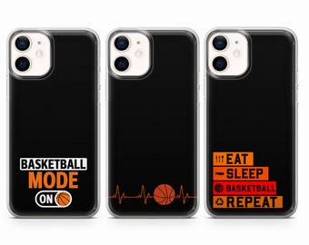 Basketball Phone Case Sports Lover Cover for iPhone 17 Pro Max, 16e, 15, 14, 13 & Samsung S26 Ultra, S25 FE, A57, A56, Pixel 10, 9A
