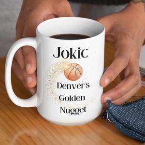 Jokic Mug, Jokic Gift, Jokic Coffee Mug, Nikola Jokic Merch, Denver Basketball Mug, Basketball Mug, Jokic Fan Mug, Nikola Jokic Fan Gift