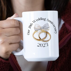 20th Wedding Anniversary Mug, 20th Anniversary Gift, 20th Anniversary Mug, 2023 Wedding Anniversary Gift, Married 20 Years, 20 years in 2023