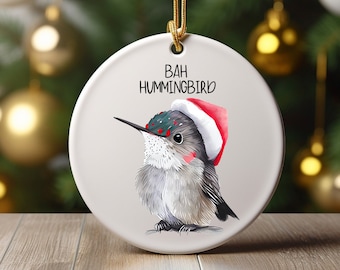 Hummingbird Ornament, Hummingbird Lover, Christmas Hummingbird, Cute Hummingbird, Humming Bird Gift, Bird Ornament, Birdwatcher Ornament