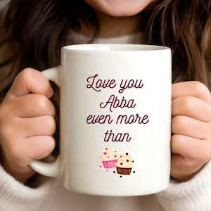 Abba Mug, Abba Gift, Coffee Mug, Abba Mother's Day, Abba Birthday, Abba Christmas, from Grandchild, Abba Love Mug, Grandma Abba