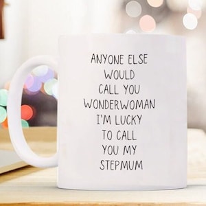 Stepmum gift idea, stepmum mug, step mum mother&#39;s day gift, idea for stepmum, step mum birthday
