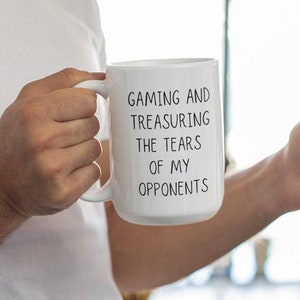 Gaming Mug, Gaming Coffee Mug, RPG Mug, Video Game Mug, Video Game Player Gift, Video Game Addict, Coffee And Video Gaming