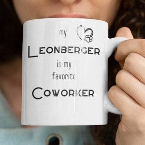 Tazza Leonberger, Love Leonberger, regalo Leonberger, regalo per il proprietario di Leonberger, tazza Leonberger Dog, Love My Leonberger, cane collega, cane da montagna