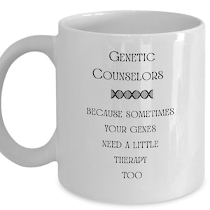 Genetic counsellor gift, genetic counsellor mug, genetic counsellor, genetic counsellor idea, gift for genetic counsellor