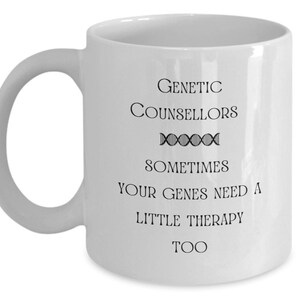 Genetic counsellor gift, genetic counsellor mug, genetic counsellor, genetic counsellor idea, gift for genetic counsellor, gene counsellor