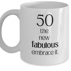 50th birthday gift, fifty birthday, 50th birthday woman, 50th birthday men, 50th bday, 50th for her, fifty birthday, 50th for him, 50th mug
