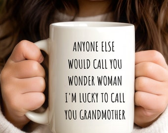Großmutter Geschenk, Tasse für Großmutter, Großmutter Muttertag, Großmutter Geburtstag, Großmutter Weihnachten, vom Enkelkind, von der Großmutter