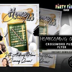 Editable Homecoming Queen Flyer Homecoming 2023 Homecoming SVG