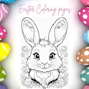 Easter coloring pages, Easter coloring book, Easter easy coloring pages, Easter Printable coloring pages for kids