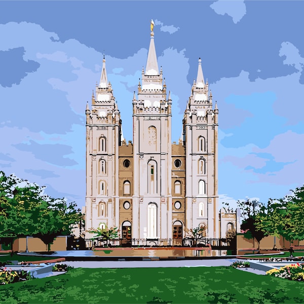 Paint by Numbers Cities Etsy