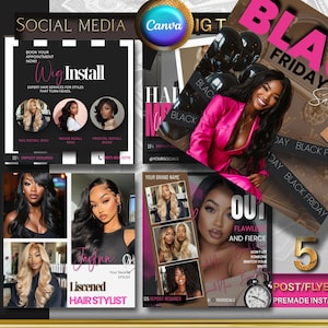 Folleto de reserva, peluquero, folleto de modelos buscados, folleto de reserva de peluquería, reservas de invierno, folleto de reserva de pelucas, trenzas, uñas y pestañas de enero