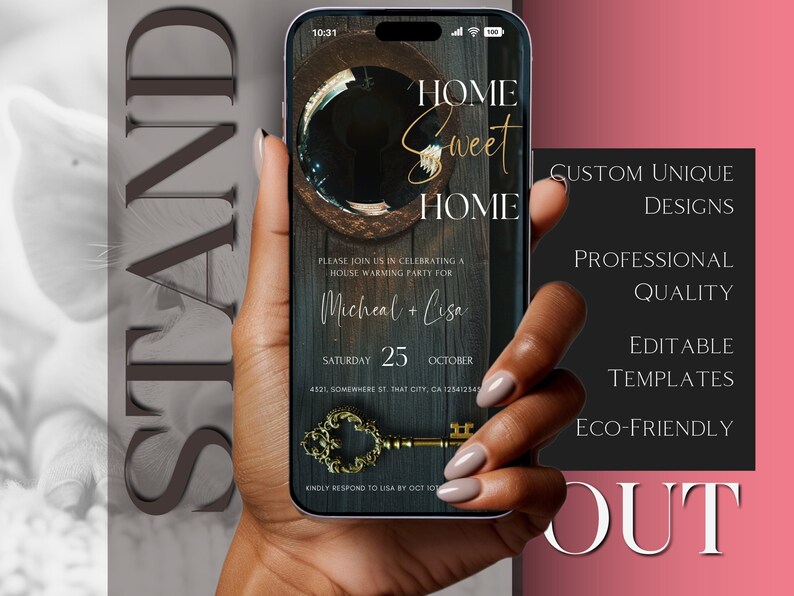 Digital Housewarming Party Invitation, Animated House Warming Invite ...