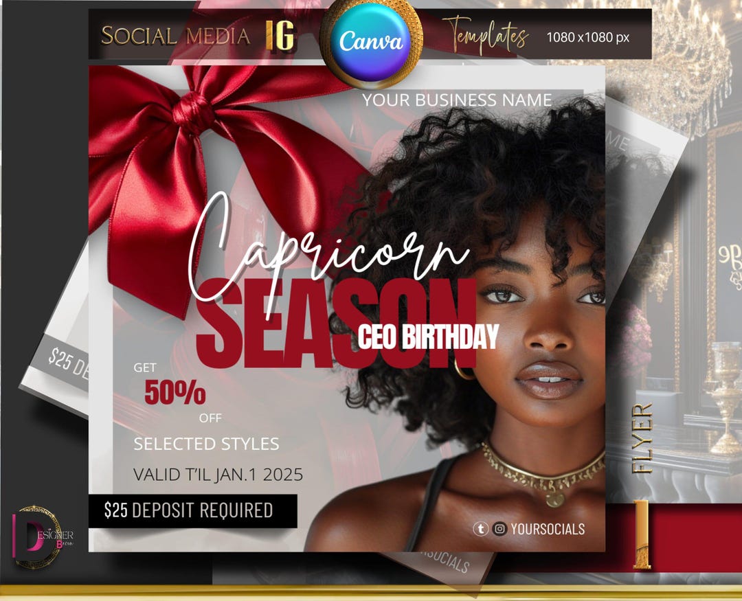 CEO Birthday Flyer, Sale Discount Code, Ceo Birthday Sale, CEO Birthday ...