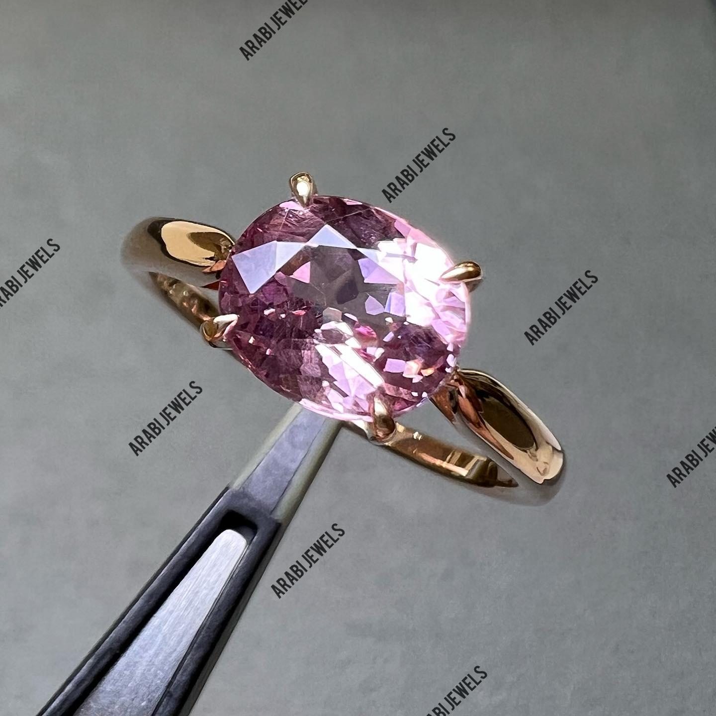 order】14kgf Rose … Malaya Garnet ring（Malaya Garnet Ring - Etsy） 