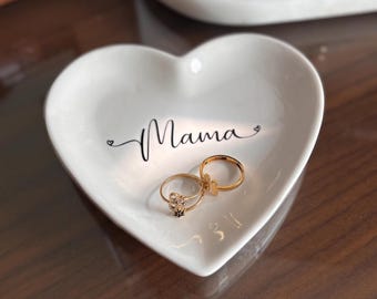 Personalized Heart Ring Dish