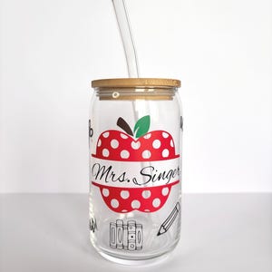 Teacher Glass Can Tumbler