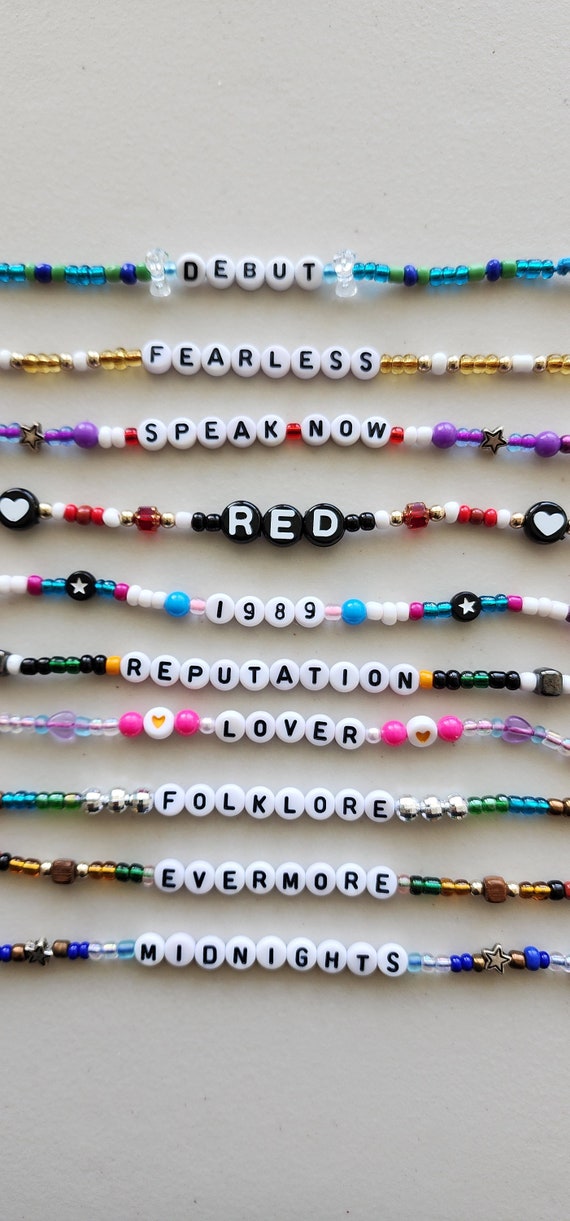  Taylor*Swift Bracelets 10Pcs Friendship Bracelets