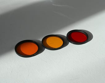 Filtros rojos y naranjas de B+W y Hoya