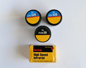 Ver películas analógicas abiertas Kodak