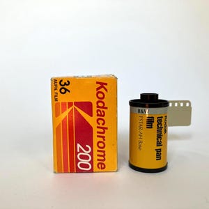 Kodak Kodachrome 200 film &  Kodak Technical Pan film