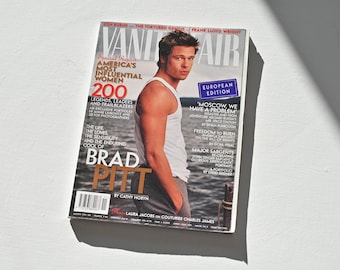 Vanity Fair Magazine from November 1998 with Brad Pitt cover