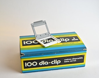 Box with 100 dia-clip slide mounts