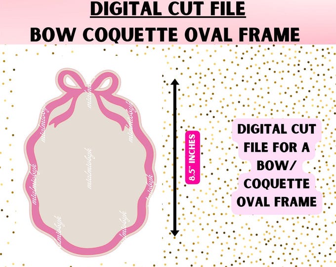Bow Frames Bundle Svg, Coquette Bows SVG, Bow Svg Bundle, Wavy Borders ...
