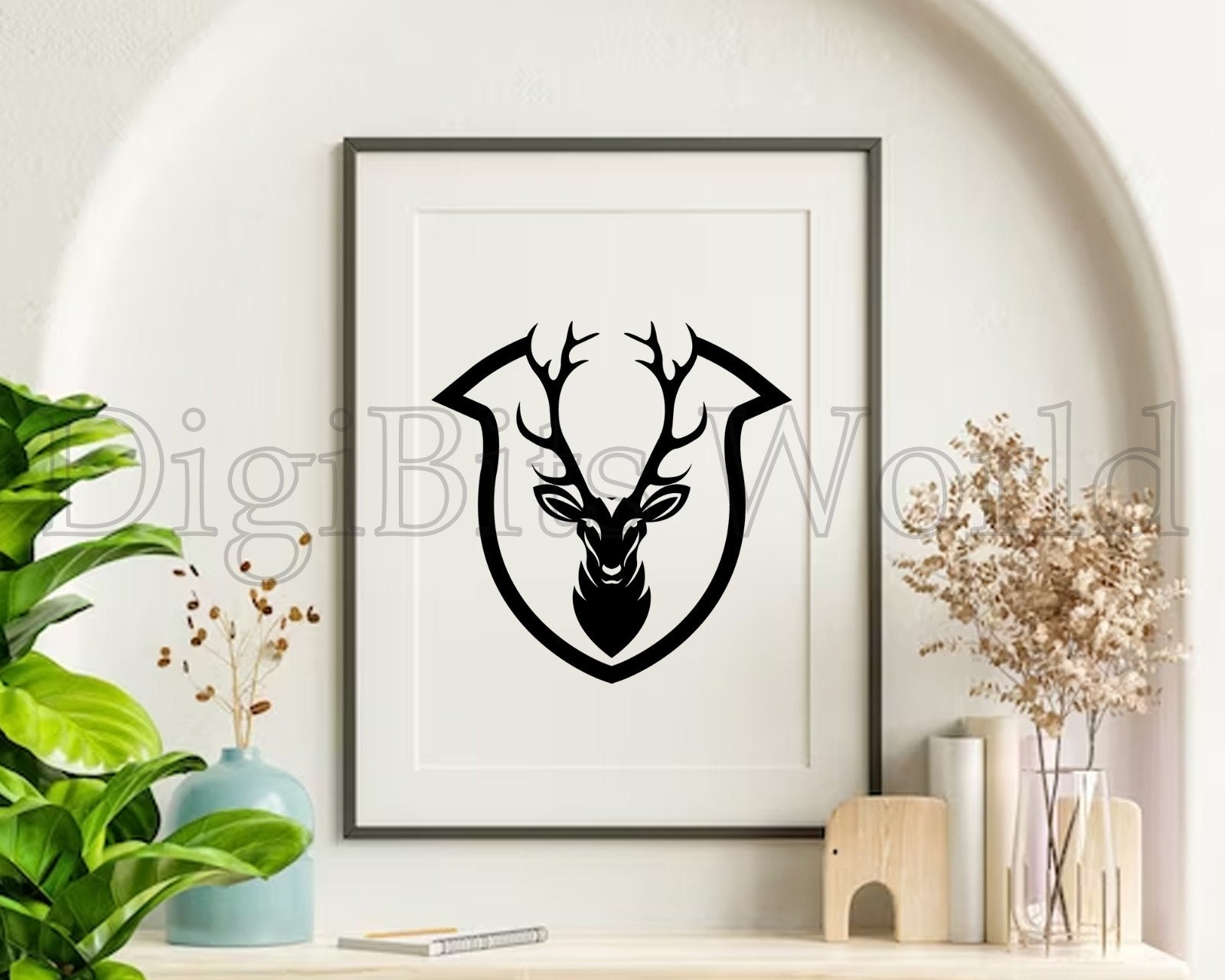 Elk Svg, Elk Vector, Elk Head Svg, Elk Clipart, Elk Head Svg for Fleece