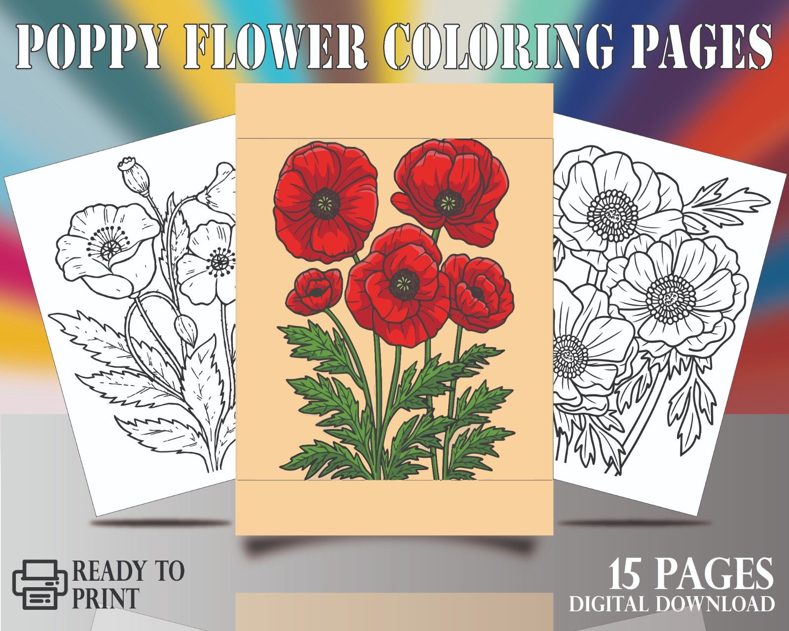 Poppy Playtime Chapter 1 & 2 Coloring Book: Poppy Playtime Chapter 1 & 2  Coloring Book With Over 100 Beautiful Coloring Pages For Everyone Who Loves   - Helps To Reduce Stress