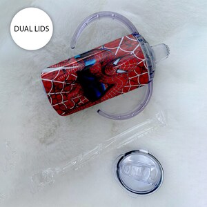 Sippy Cup Baby Training Drinking Cup Children Water Bottle In Spiderman Design