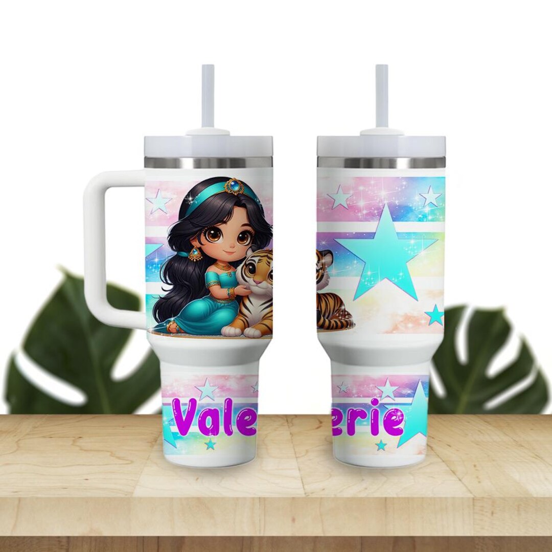 Custom Kids Tumbler 40oz Personalized Name Insulated Bottle Water ...