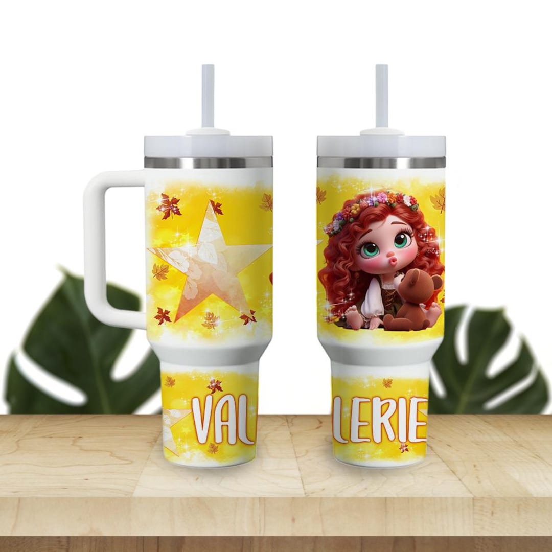 Custom Kids Tumbler 40oz Personalized Name Insulated Bottle Water ...