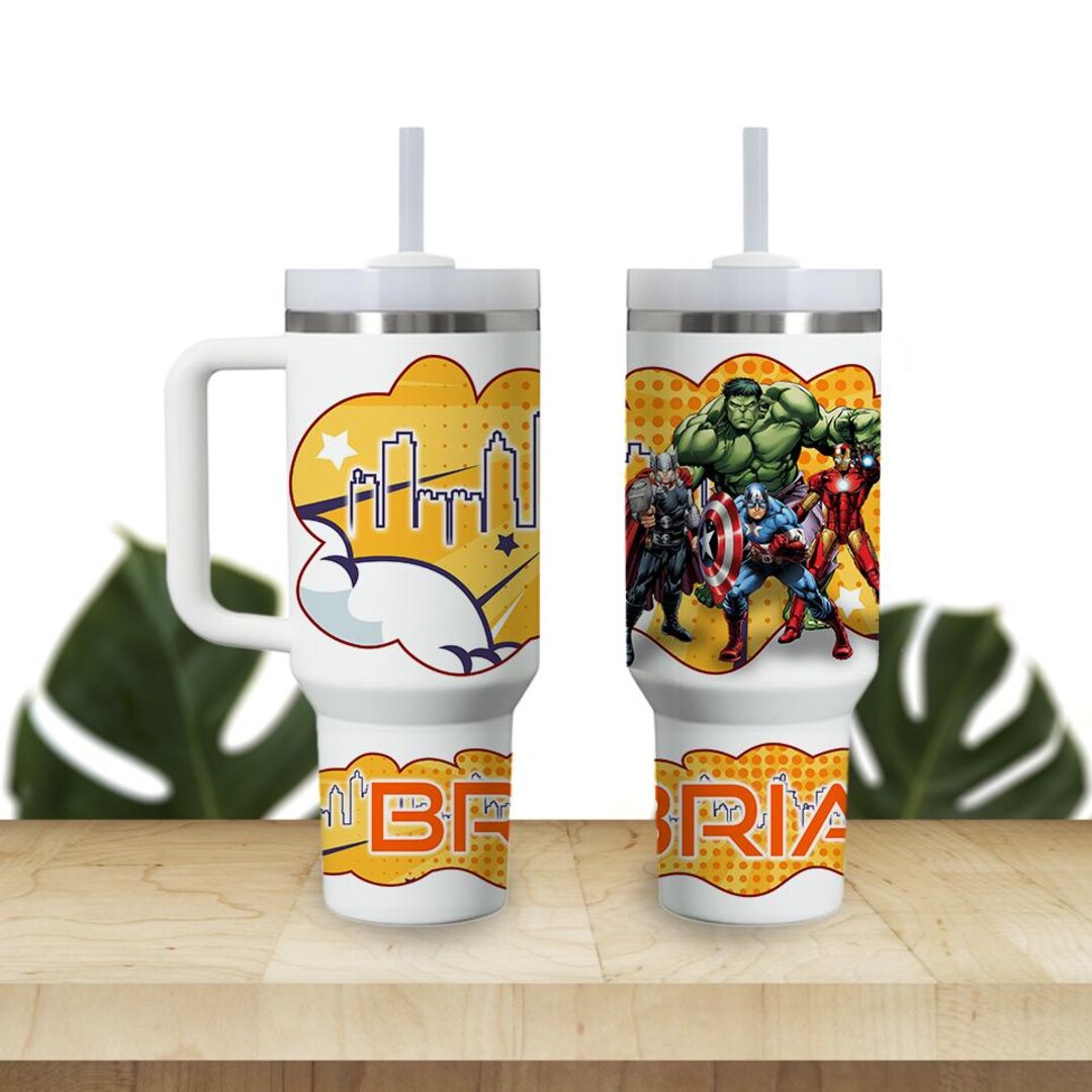 Custom Kids Tumbler 40oz Personalized Name Insulated Bottle Water ...