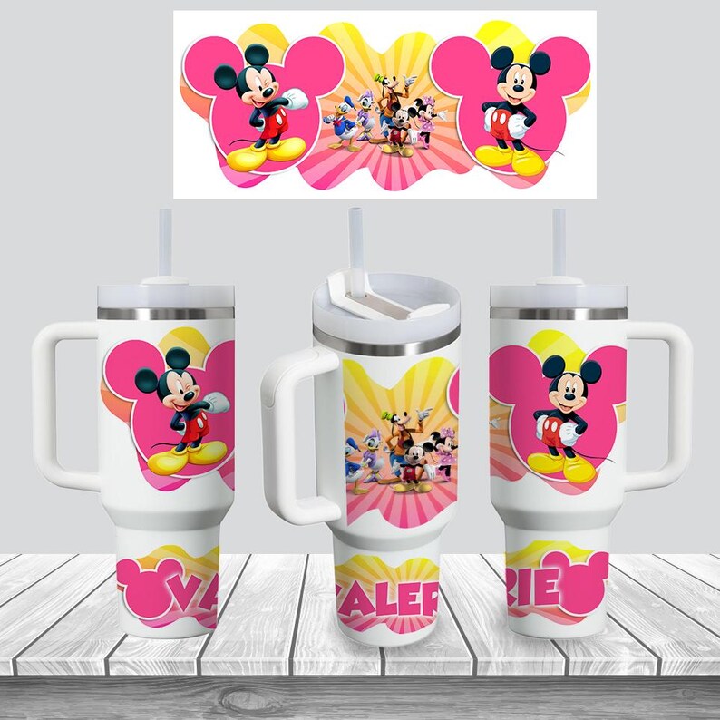 Custom Kids Tumbler 40oz Personalized Name Insulated Bottle Water ...