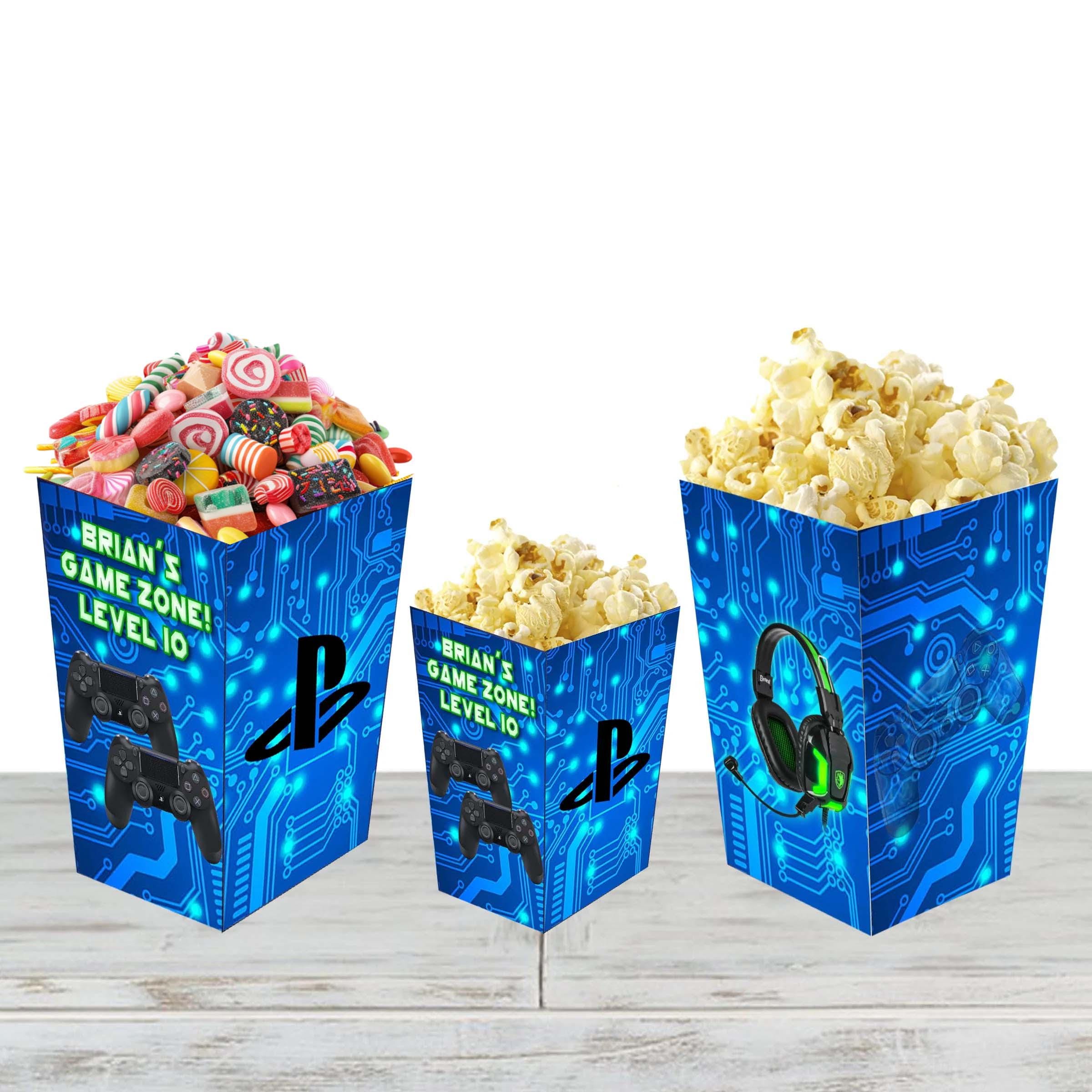Confezione 12 Secchielli Popcorn Halloween A Forma Di Lapide - Porta Dolciumi E Decorazioni Tema Compleanno Bambini - Phlognfy