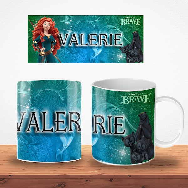 Brave Unbreakable Kids Mug With Name - 11oz