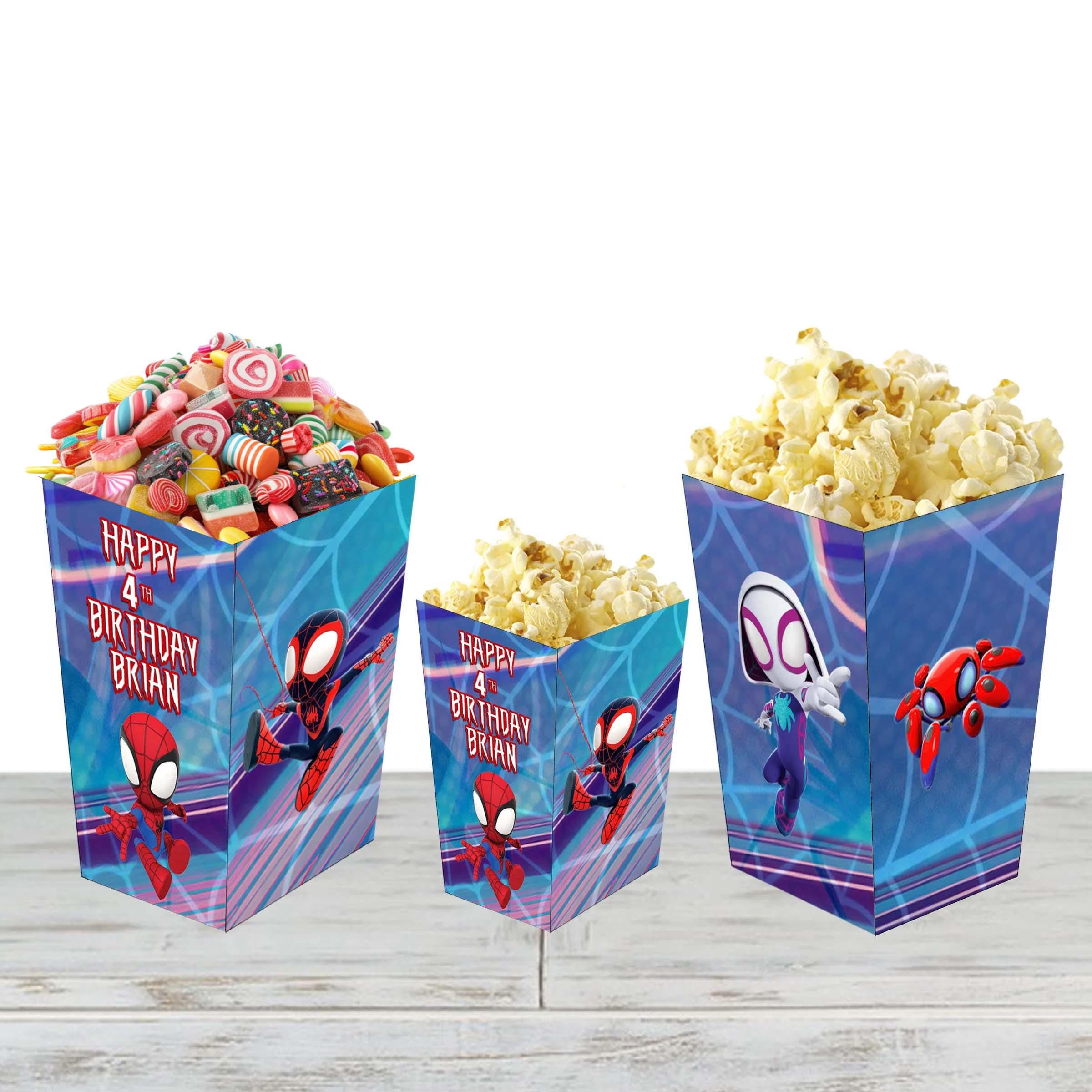 Confezione 12 Secchielli Popcorn Halloween A Forma Di Lapide - Porta Dolciumi E Decorazioni Tema Compleanno Bambini - Phlognfy