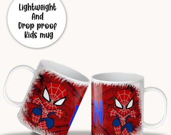 Niños Nombre Del Superhéroe Del Cómic Thiago Para Niños Taza De Café