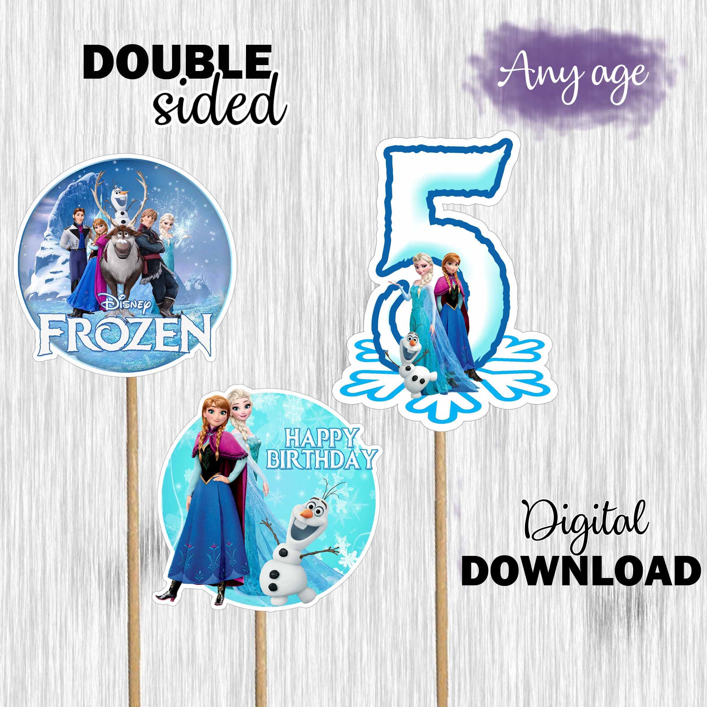 Frozen Centerpieces Instant Download YOU PRINT - Etsy