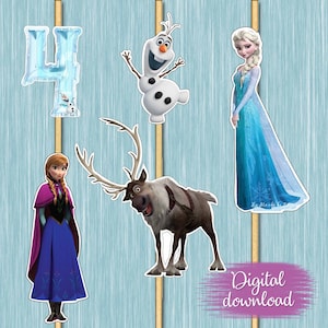 Gefrorene Cake Topper Bilder - Party Dekoration - YOU PRINT