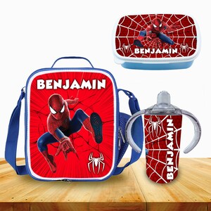 Sippy Cup Baby Training Drinking Cup Children Water Bottle In Spiderman Design main image 0