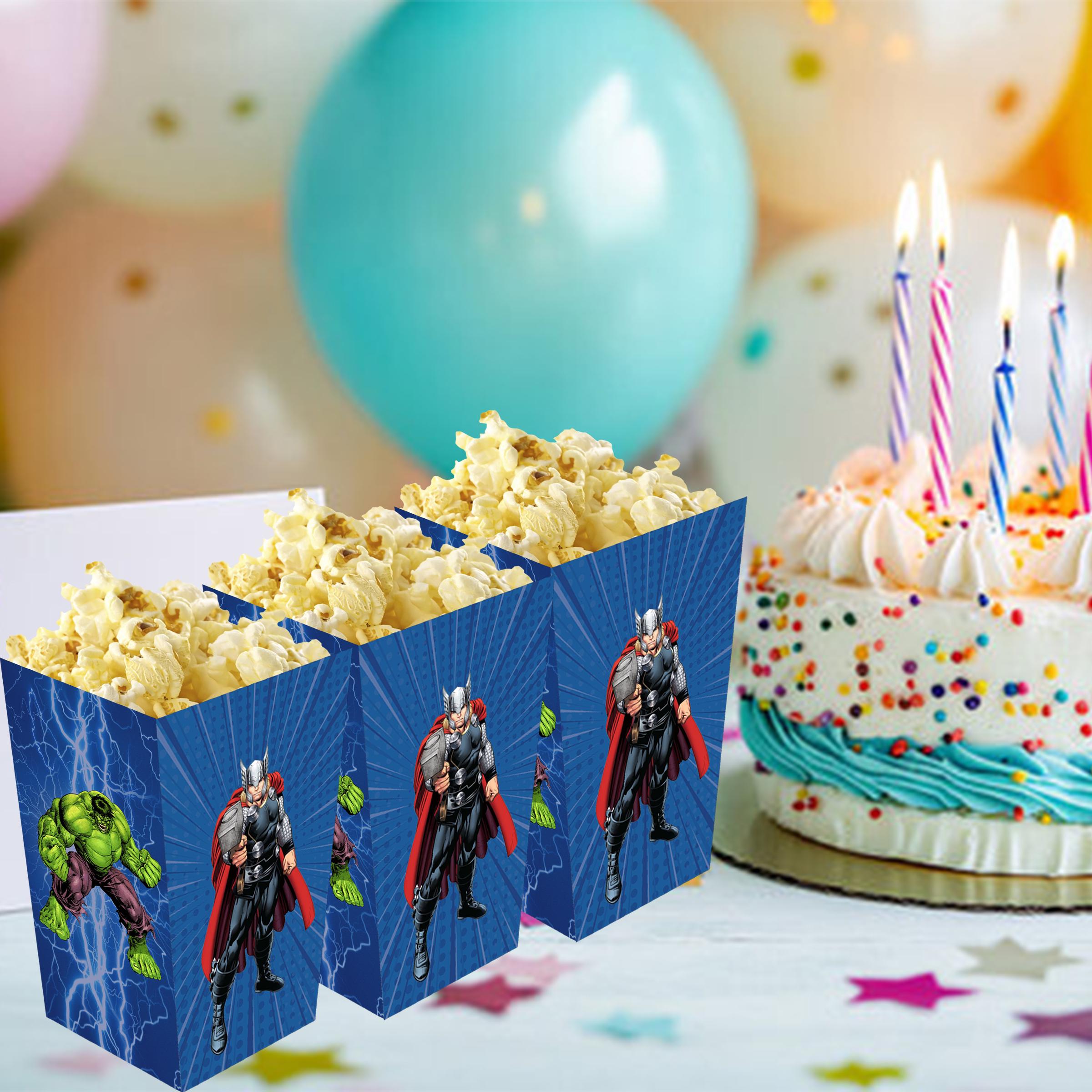 Lot De 12 Boîtes à Popcorn Thème 'chanteur' - Pour Bonbons, Friandises, Fête D'anniversaire, Mariage