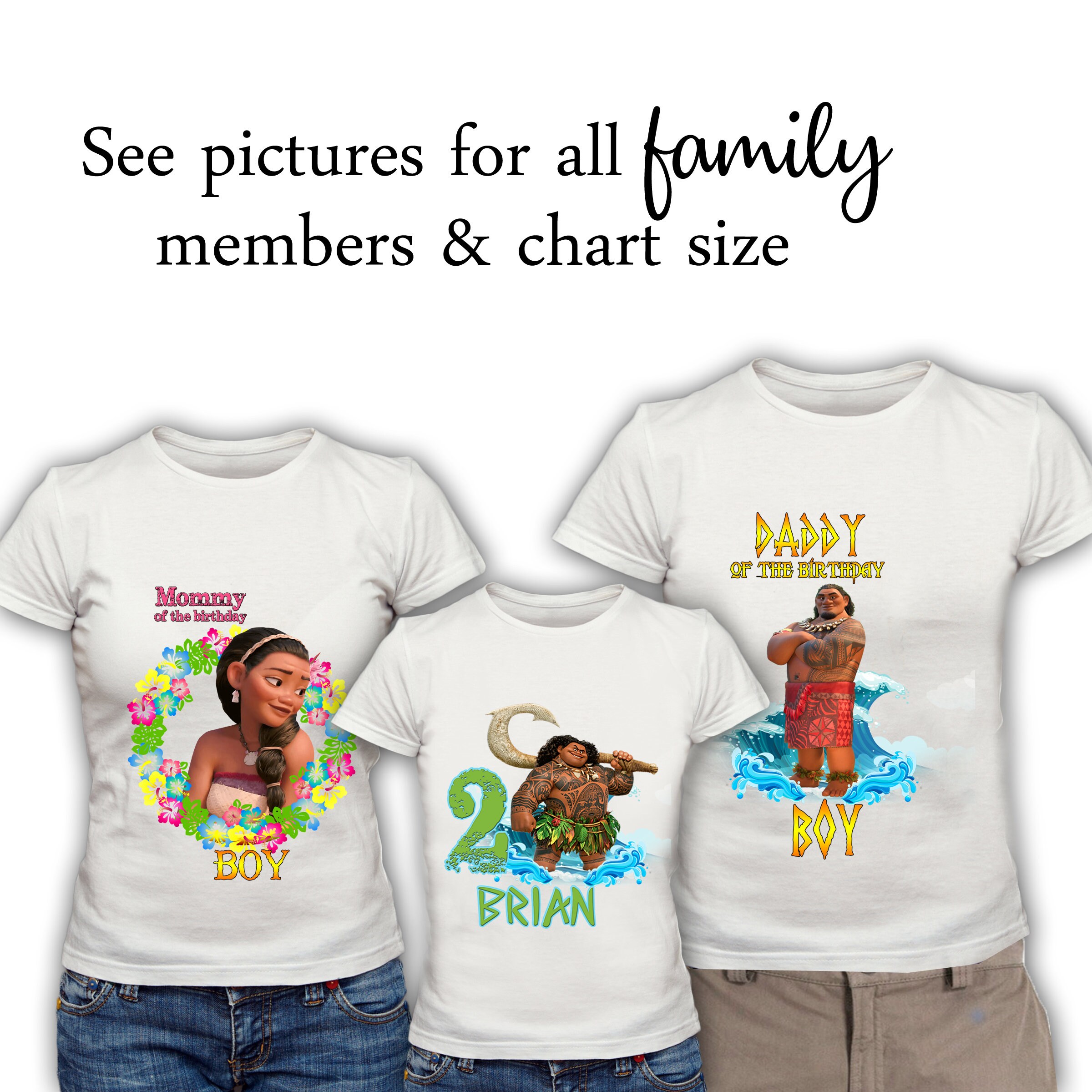 Maui Birthday Boy & Family Matching Shirts